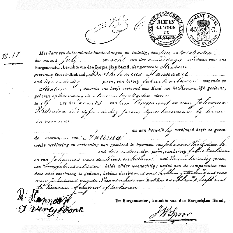 18290723 geb akte 17 Antonia dv B Hannaart - J Verstaten